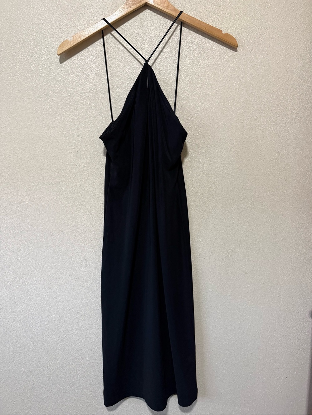 City Triangles Black Backless Strappy Maxi Dress